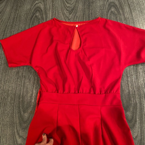 Red jumpsuit - Picture 3 of 5